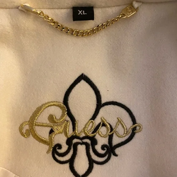 Guess Cream Double-Breasted Pea Coat - Picture 2 of 9